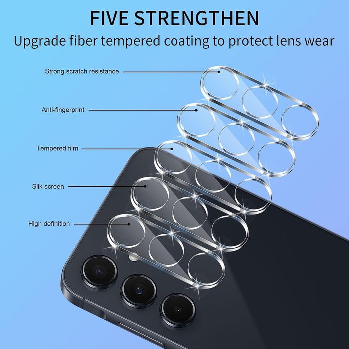 Стъклен Протектор за Камера за Samsung Galaxy A05s A15 A25 A35 A55