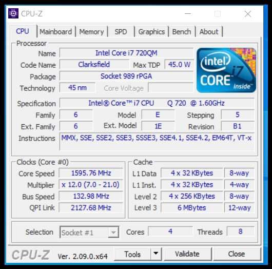 Лаптоп HP HP Pavilion dv8 18.4  i7-720QM 8gb DDR3 GT 230M