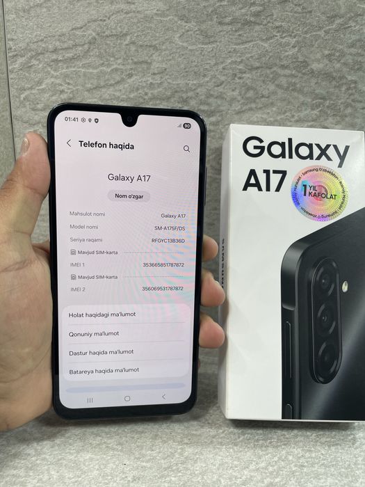 Samsung A17 128 gb yengii