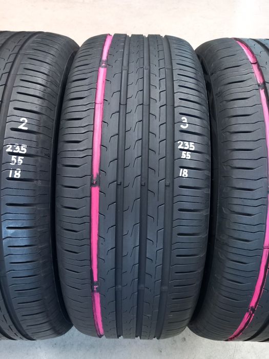 235/55R18 100V 4бр.Continental Made in FRANCE Неразличими от НОВИ-DEMO