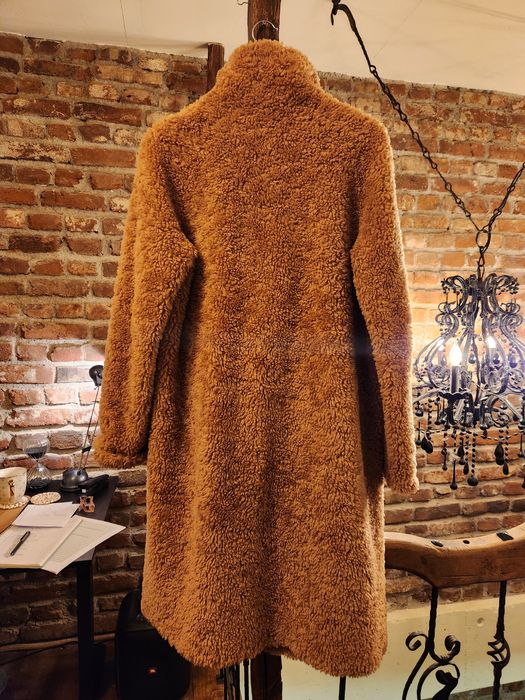 Палто от естествена вълна Лама