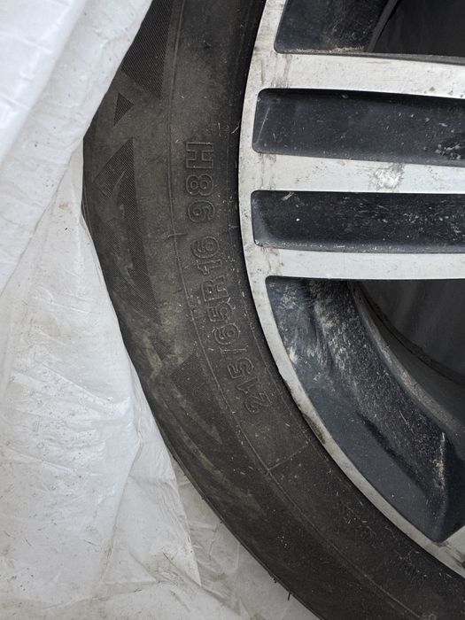 Титанка с шинами