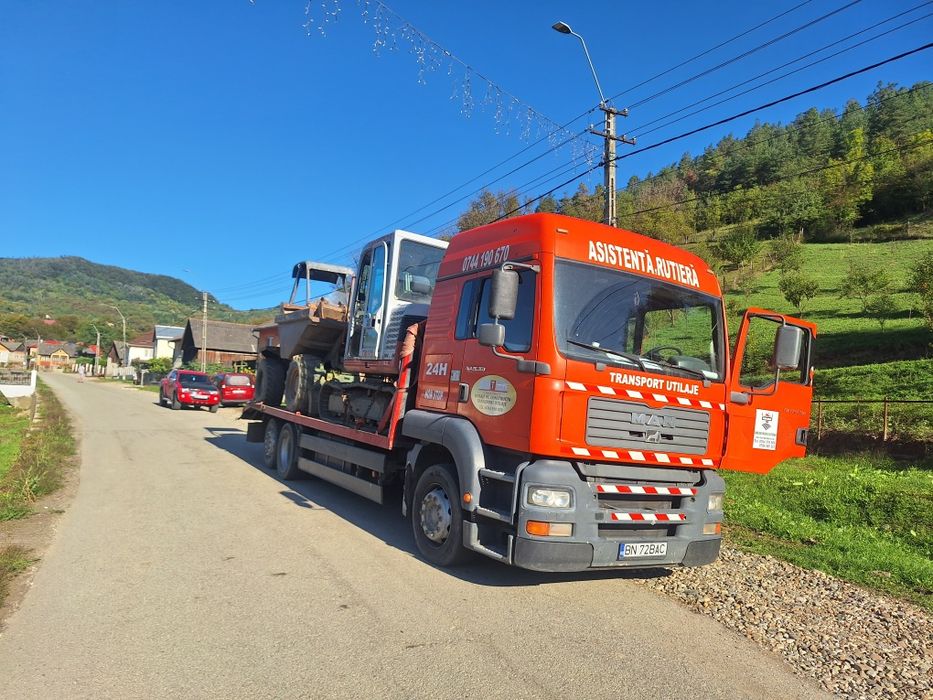 Transport utilaje pana la 16 tone