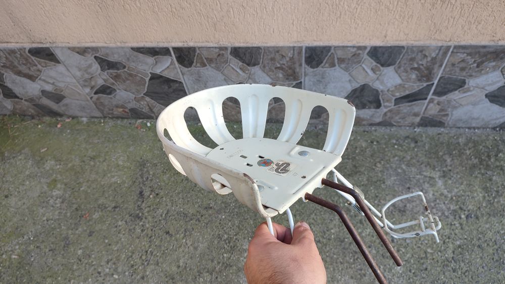 Scaun vintage de bicicletă pentru copii