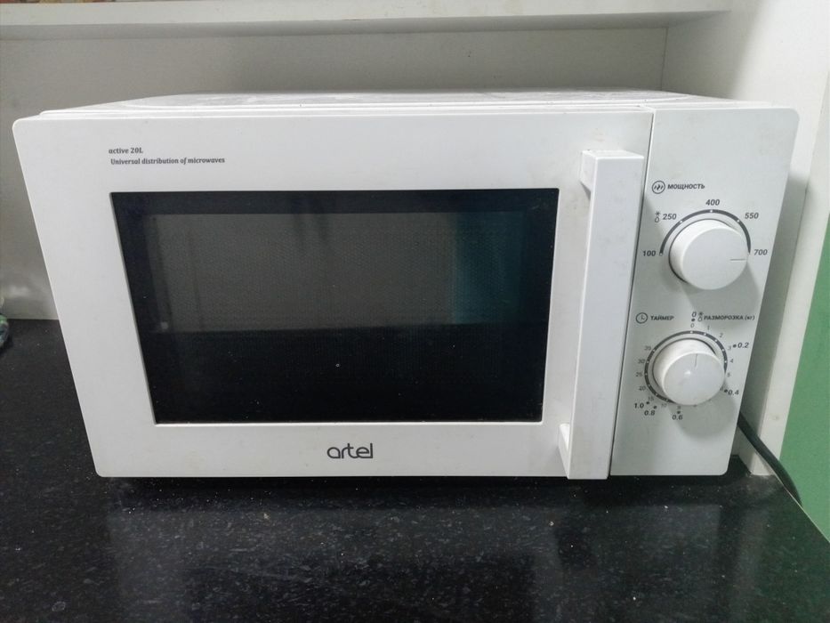 Микравалновка в хорошем состоянии