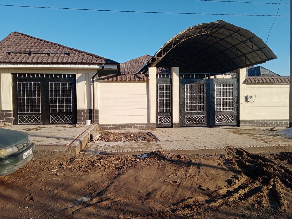 Покраска ворот сварка