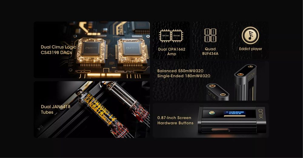 Портативный ламповый ЦАП/Усилитель ONIX Beta XI2 (+ кожаный чехол)