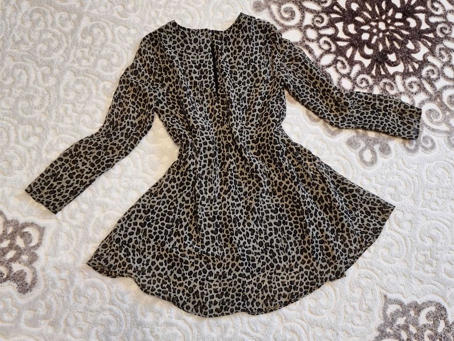 Rochita Mango, rochie animal print marimea M