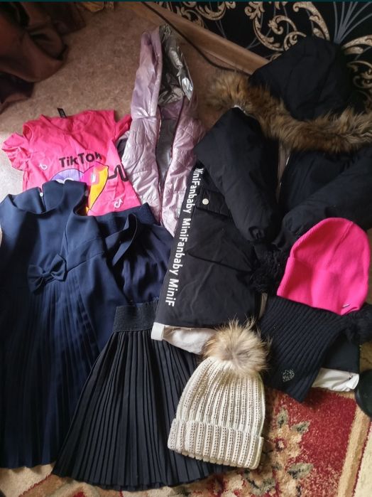 пакет вещей и обуви на девочку 10 лет