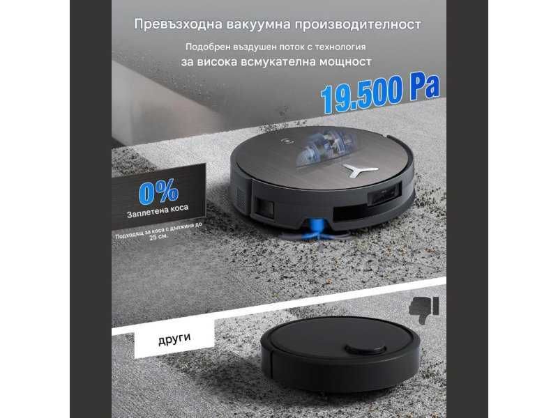 Робот Прахосмукачка с Напълно Автоматична Станция ECOVACS X11 OMNICYCLONE, 19 500 Pa