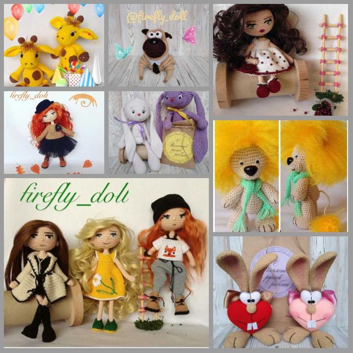 Игрушки ручной работы.