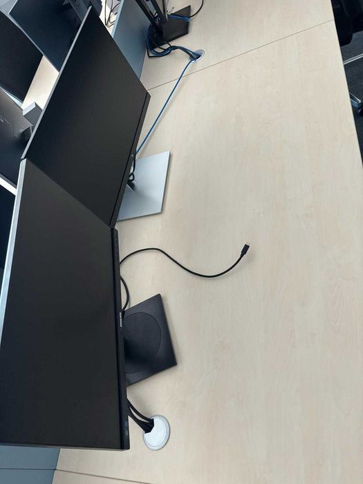 Birou /Masa de lucru cadru metalic - blat 140x80