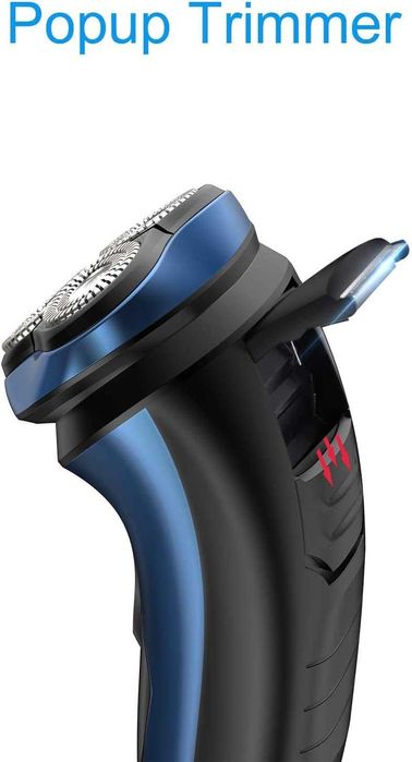 Електрическа акумулаторна безжичнасамобръсначка BOJON IPX 7,с тример