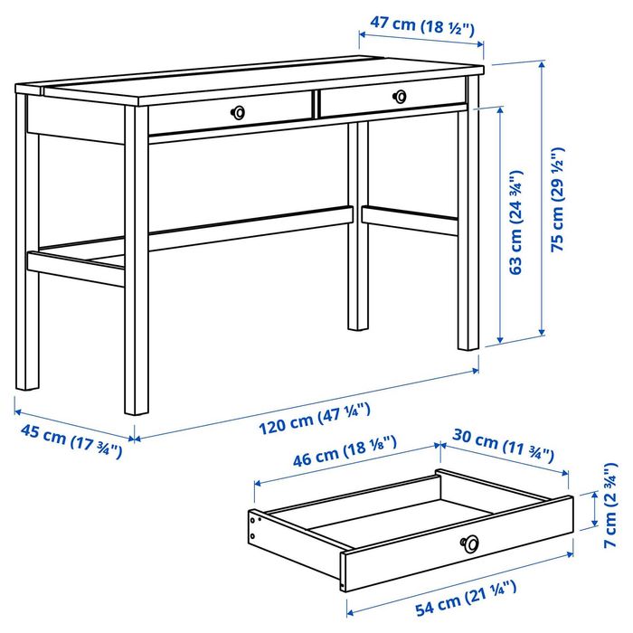 Ikea Hemnes и Tarva сет мебели