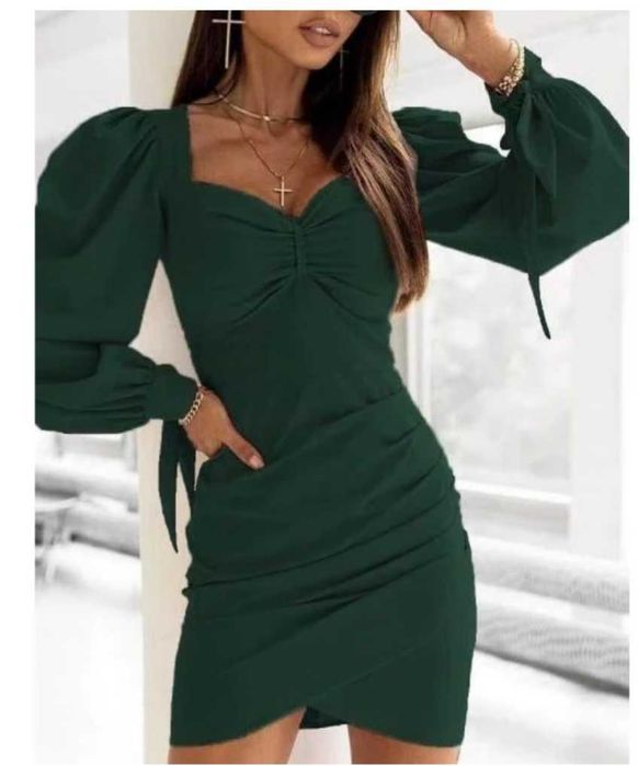 Дамска рокля зелена