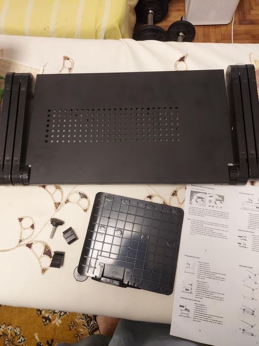 Masa laptop suport mouse si orificii,, Max17 kg, 590 x 260 mm