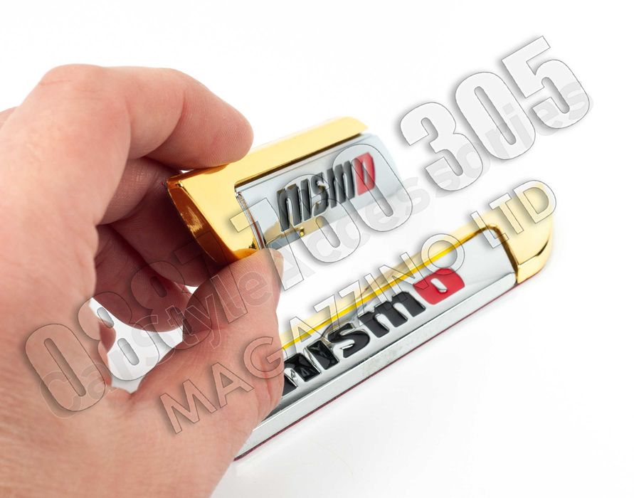 2бр. Емблеми за Нисан Нисмо Лява и Дясна Метални Nissan Nismo