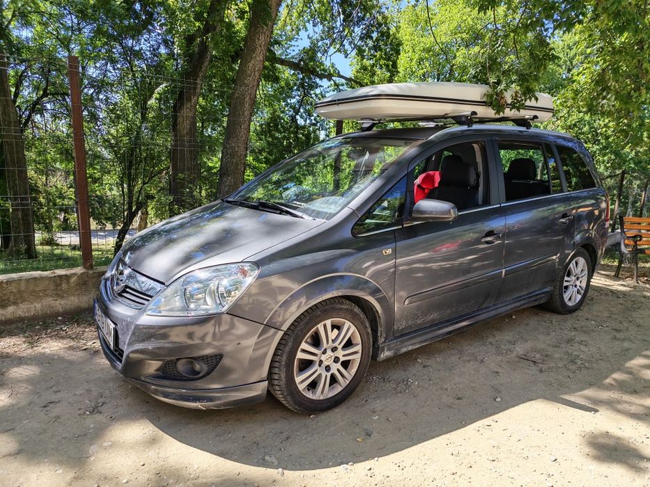 Opel Zafira 1.7 CDTI 125 CP  Motor Isuzu 7 locuri + 1 turbină de rezervă + 1 set de jante cu cauciucuri de iarnă montate +  portbagaj auto extern