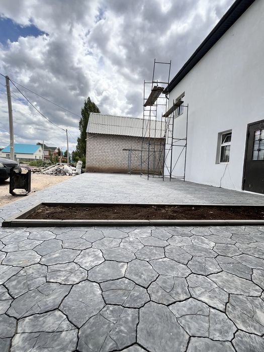 Укладка брусчатка