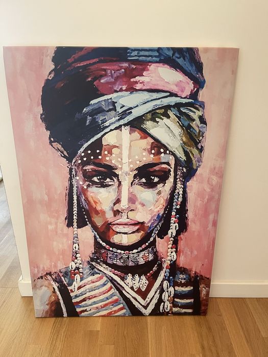 Tablou Canvas 80x120 cm Femeie Africana