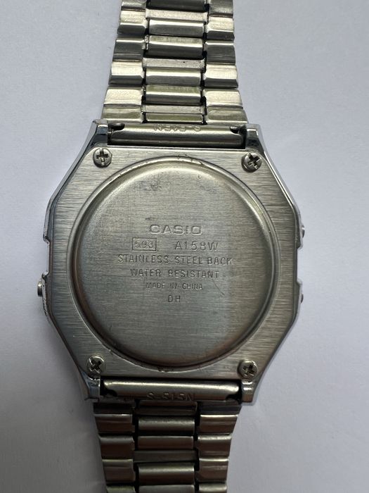 Casio A158W Argintiu