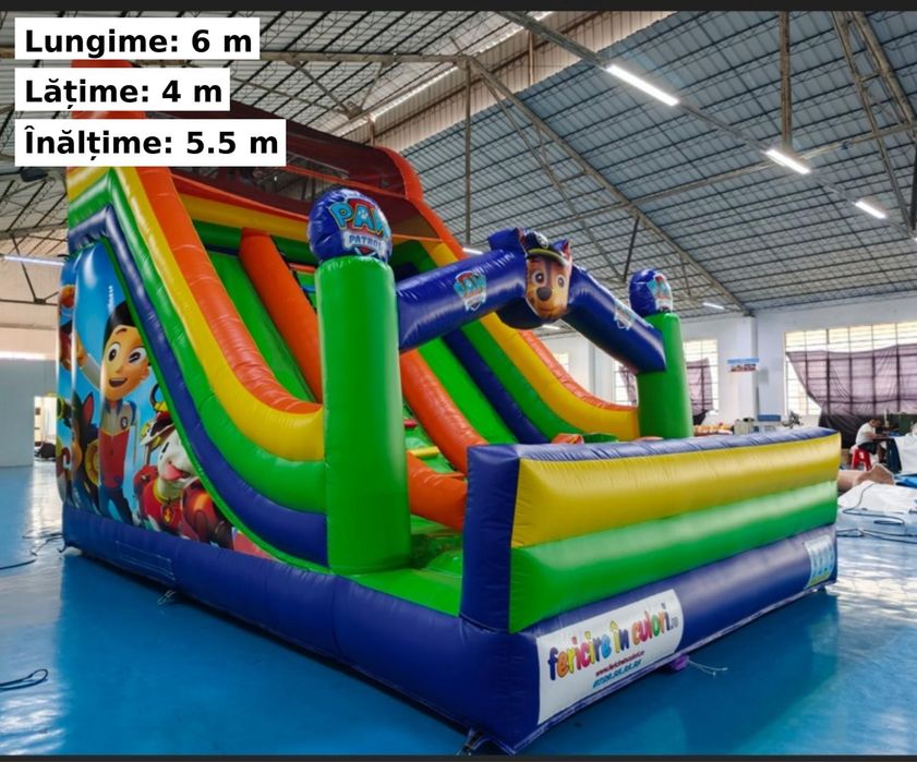 Tobogan gonflabil si bubble house