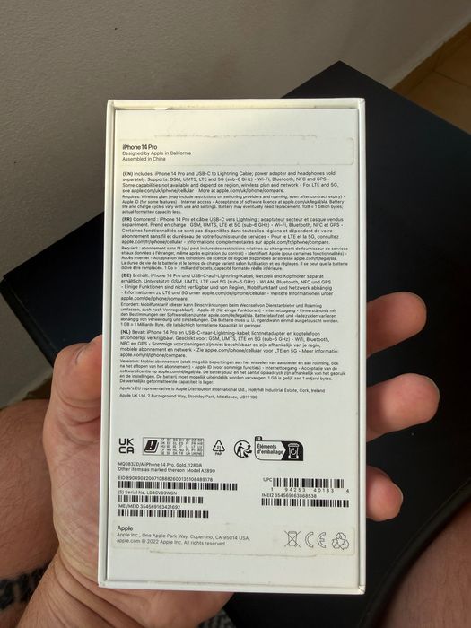 iPhone 14 Pro ,128 GB Gold