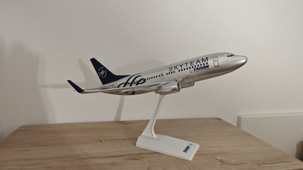 Macheta Boieng 737-700 Tarom Skyteam 1:100