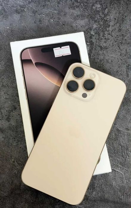 iPhone 16 Pro Max 256, золотистый