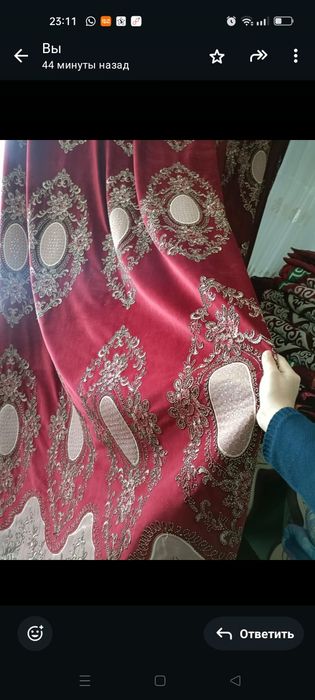 Продам штор для гостиной бархат