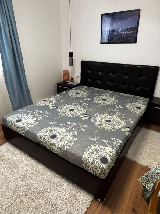 Vand Pat Dormitor 2m x 1.6m, somiera metalica rabatabila telescopica