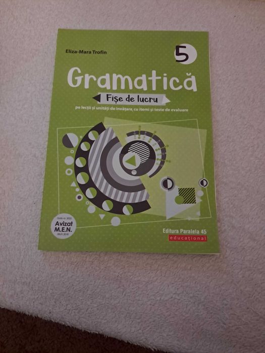 Manuale (5) și caiet fișe de lucru (1) clasa a V-a