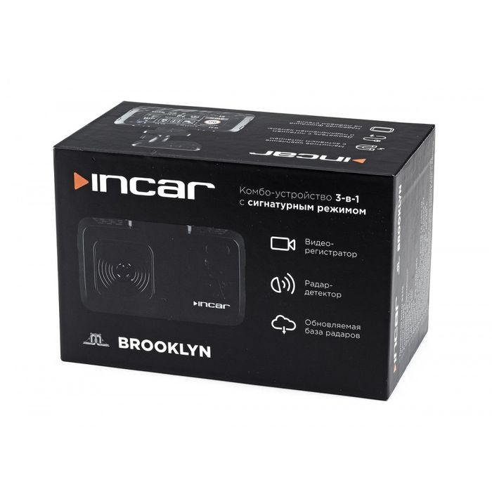 Видеорегистратор со встроенным радар-детектором Incar SDR-170 Brooklyn