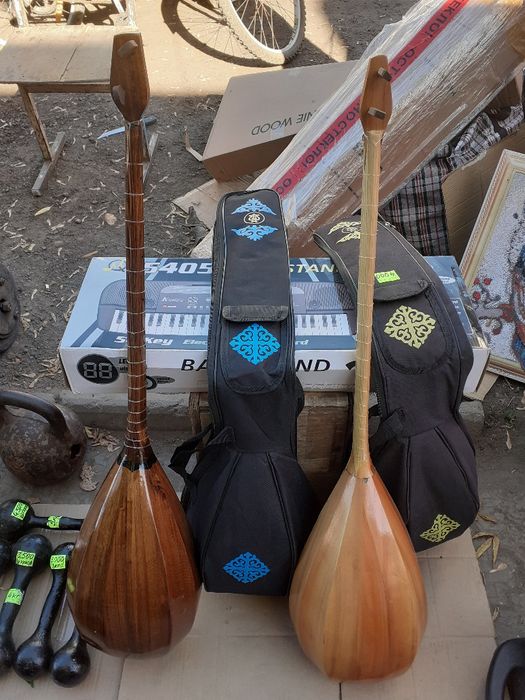 Национальный инструмент домбра и чехол