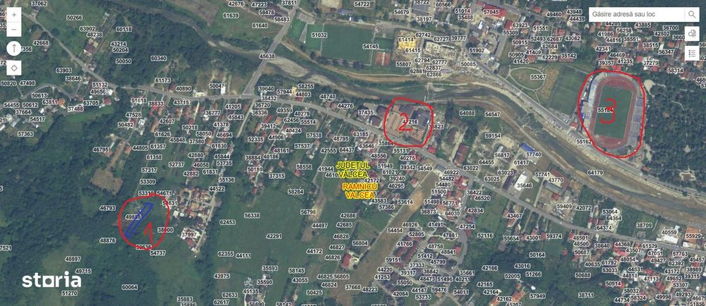 Teren intravilan Rm. Valcea, str. Morilor 1.070 mp