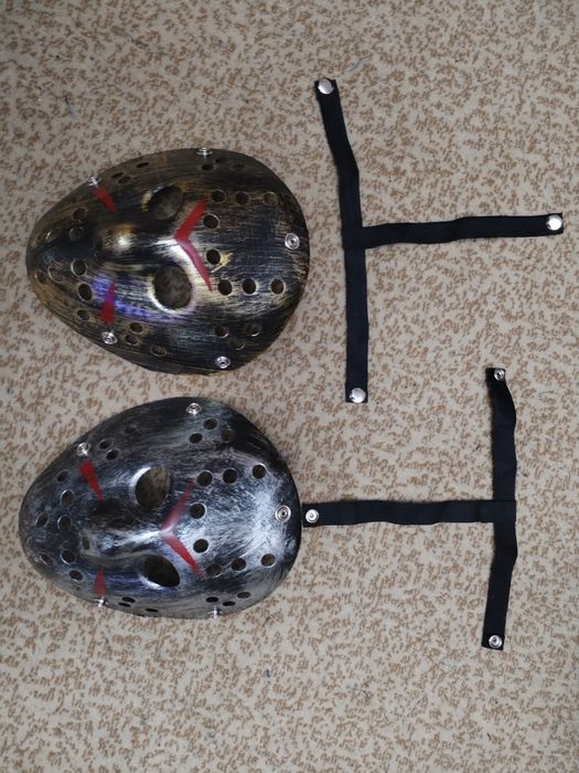 Маски страшные резина пластик новые