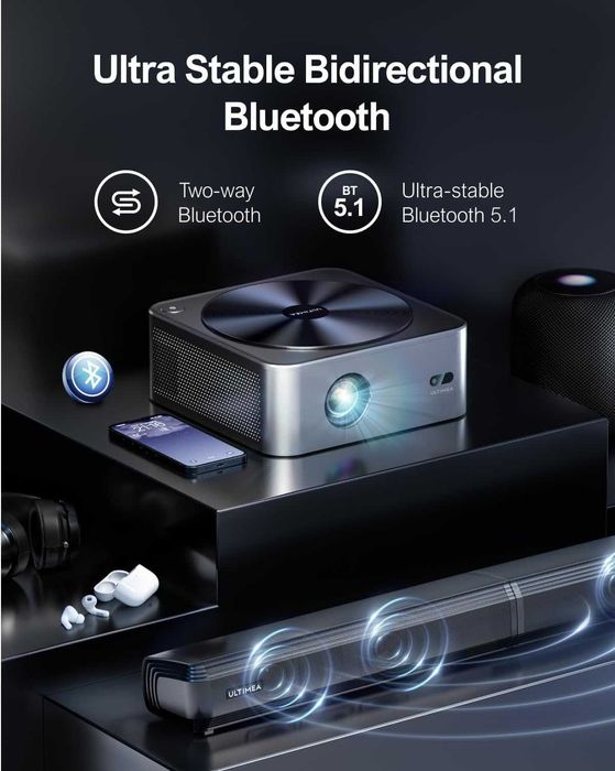 Смарт Проектор Ultimea Apollo P40 - 700 ANSI, Автофокус и 4K