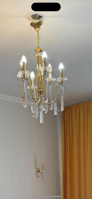 Люстра и бра в спальню