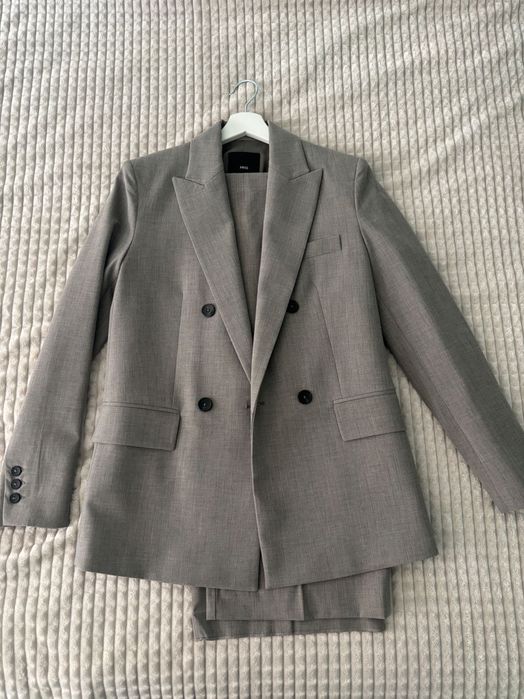 MANGO Комплект от 3 части - сако, елек и панталон, XS