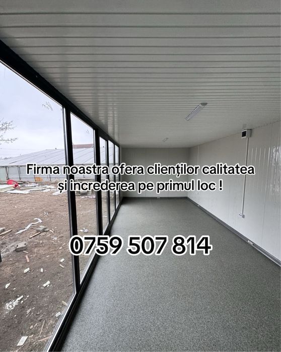 Vand containere modulare standarde cu design comercial si robust