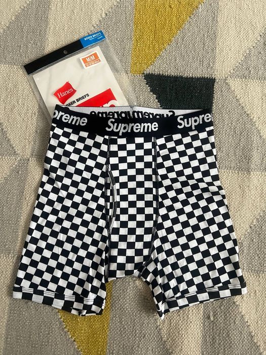 Boxeri Supreme Negri cu Pătrățele Alb-Negru – M – Noi în Ambalaj