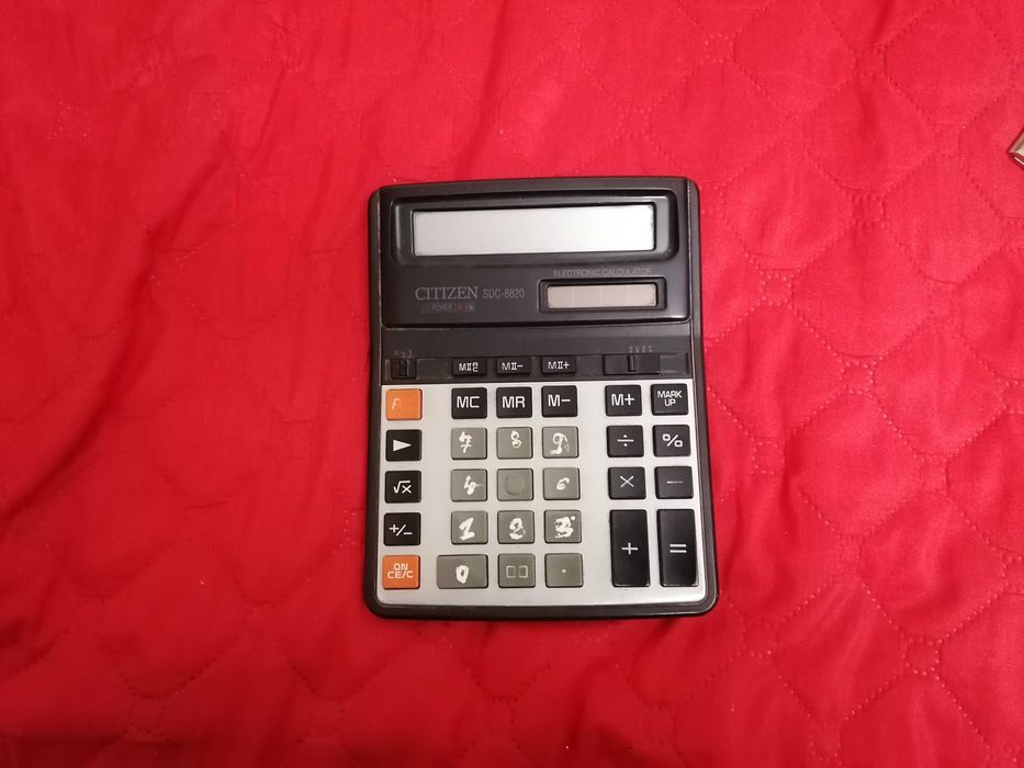 Ретро калкулатор CITIZEN SDC-8820 2 POWER соларна батерия