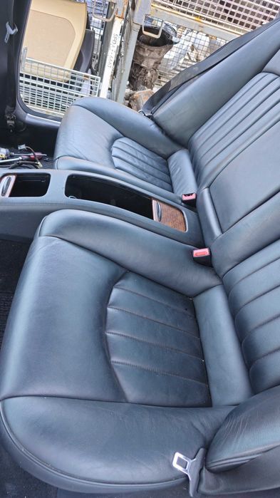 interior scaune piele neagra Mercedes CLS W219 Facelift scaun sofer