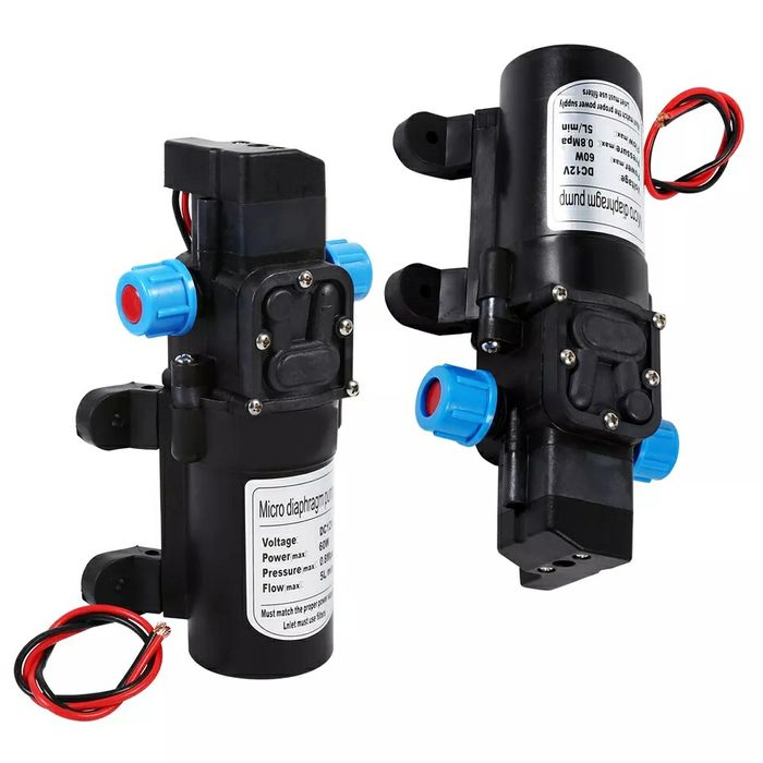 Pompa apa cu presostat 5L/min 12V 60W Rulote Dusuri Fast Food  Panouri