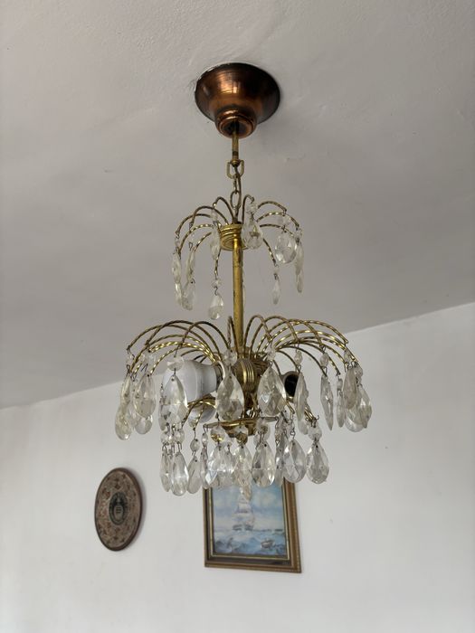 Люстра чешскии хрусталь