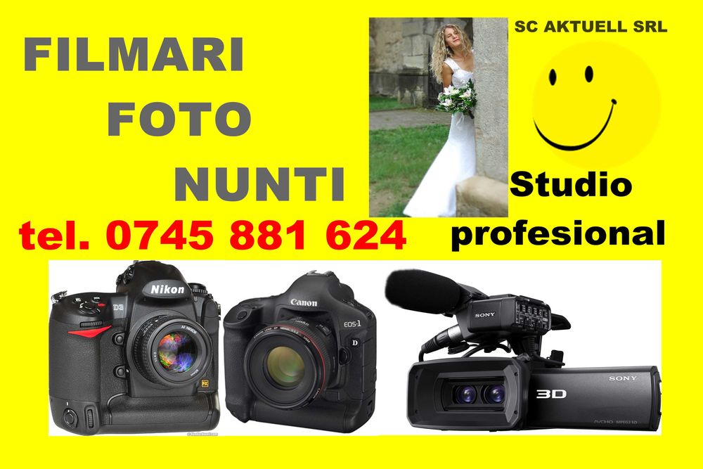 Filmari Foto nunti botez nunta Bistrita Fotograf Cameraman