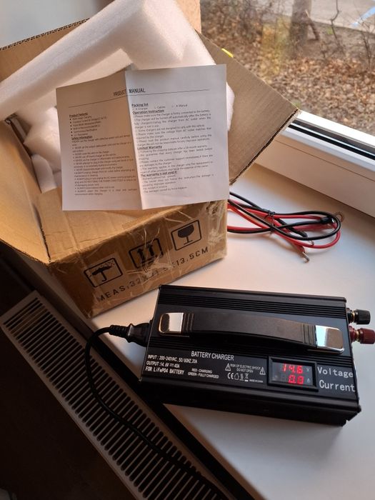 Vînd baterii Lifepo4 12,8v/314Ah și îcărcător.