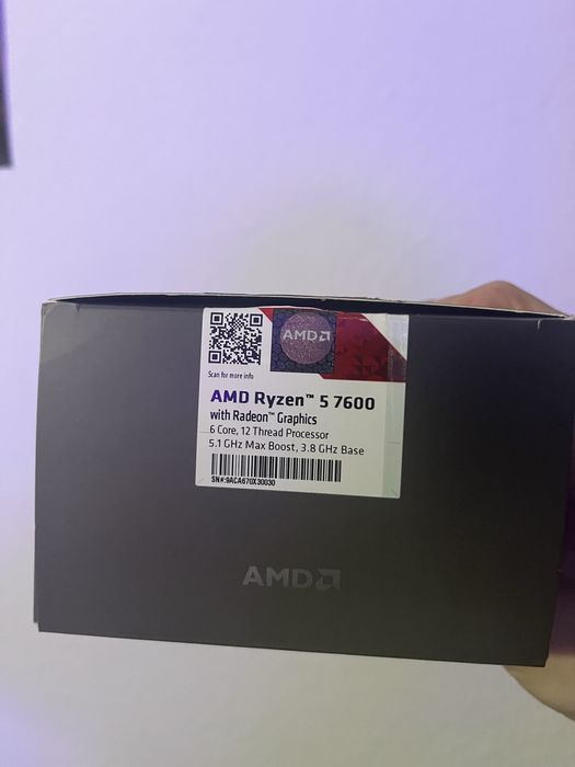 Procesor AM5 Ryzen 5 7600 38MB 5.1GHz
