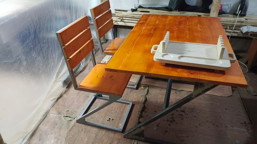 Столы кухонные деревянные для дома офиса кафе столовая