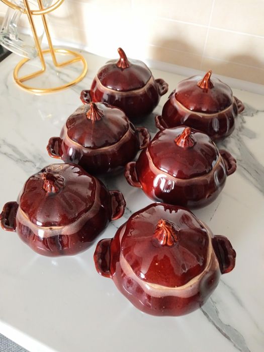 Горшочки глиняные